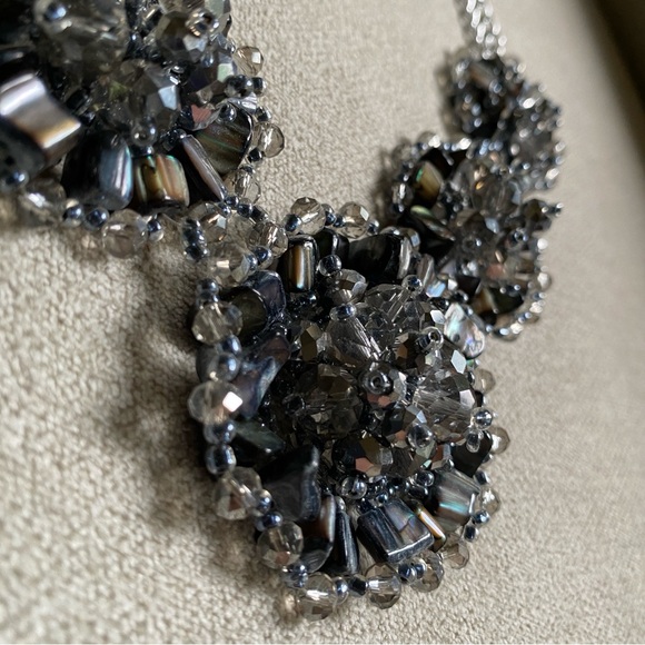 Czech Bead Statement Necklace choker - Picture 5 of 7